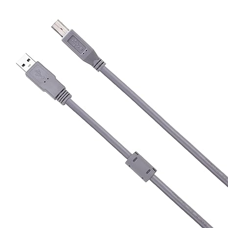 USB 2.0 Printer Cable, A Male to B Male High speed Cord 5 Meter (Grey)