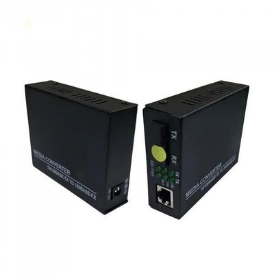 Media Converter 10/100 Mbps with Pair for Fiber to Ethernet