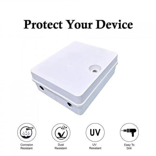 PVC Server/Network | Waterproof |Cabinet Box/Rack for CCTV POE Switch with Power Socket