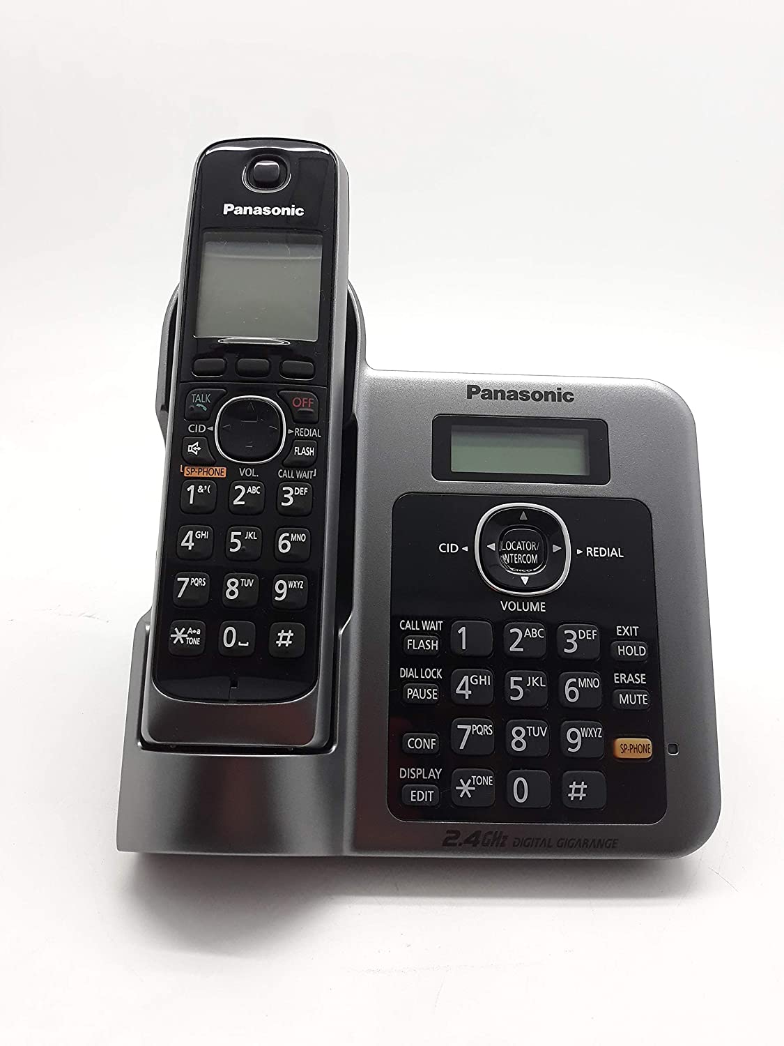Panasonic Single Line KX-TG3811SXM 2.4 GHz Cordless phone (Black)