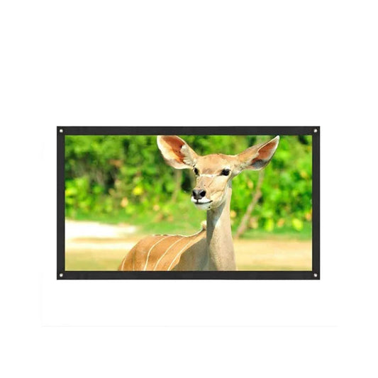 Projection Screen ,Map/Calendar Type, Anti-Creased, Imported High Gain Fabric, Diagonal, Supports Full HD 1080P, UHD-4K