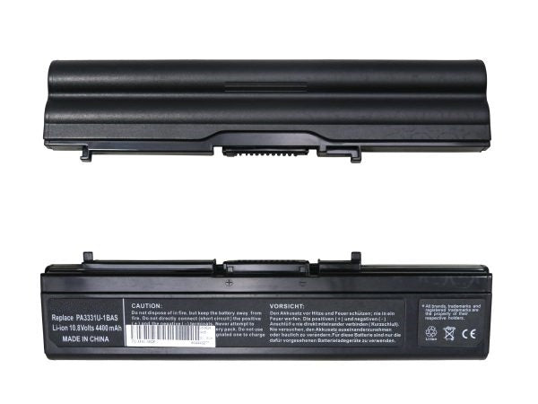 Laptop Battery For TOSHIBA 3331U, 10.8V 6 Cells 4400mAh Compatible