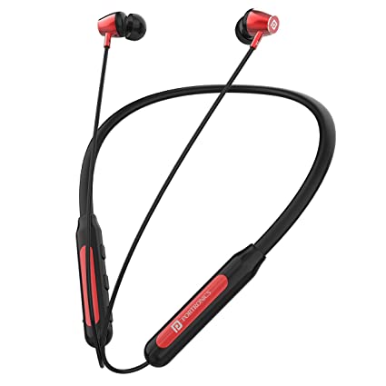 Portronics Harmonics Z3 Wireless Bluetooth 5.3 Neckband in Ear Earphones with mic, 30Hrs Playtime, IPX5 Water Resistant
