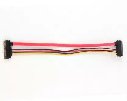 SATA Male to Female 7+15 Pin Serial ATA SATA Data Power Extension Cable Connector Conterver