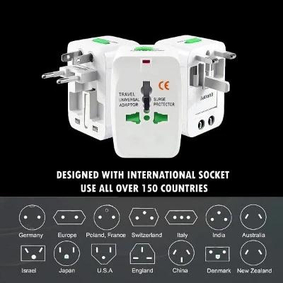 Travel Universal Adapter with LED and Child Safety Shutter-Universal Socket