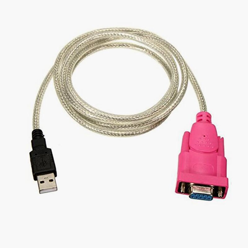 USB To Serial DB9 Male (9 Pin) RS232 Cable Adapter