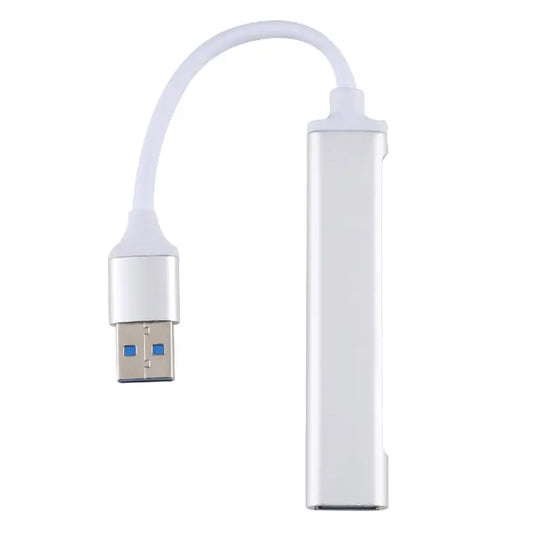 USB Hub 3.0 Slim 4 Port (Metal Body) | High Speed USB Hub with Aluminium Shell, Compatible for PC, MacBook, Mac Pro, Mac Mini