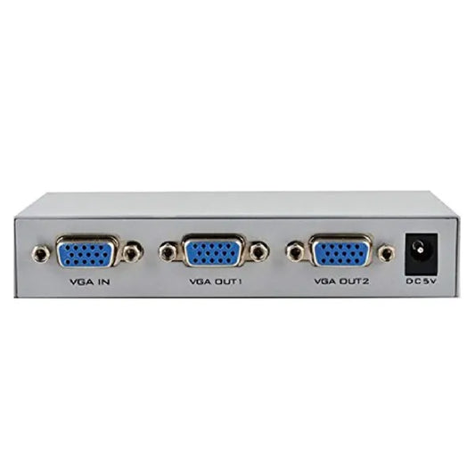 Vga Splitter 1X2 | Video Distribution Duplicator for 1 PC to Dual Monitors Projector