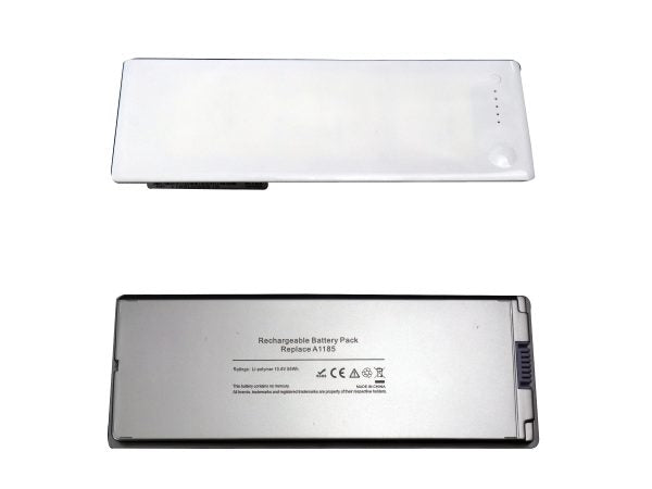 Lappy Power Laptop Battery For Apple A1185 MA561, MacBook 13? A1181, 13? MA254, 13? MA255 Series Laptops,Silver 10.8V 6 Cells 55Wh Compatible
