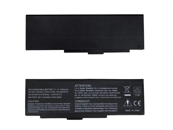 Laptop Battery For HCL BP 8089, 11.1V 9 Cells 6600mAh Compatible