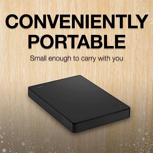 Seagate Portable 2TB External HDD USB 3.0 for PC Laptop and Mac (Black)