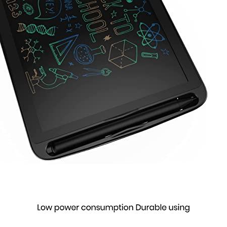 Portronics Ruffpad 8.5M Multicolor LCD Writing Pad with Screen 21.5cm (8.5-inch) for Drawing, Playing, Handwriting Gifts for Kids & Adults (Black)