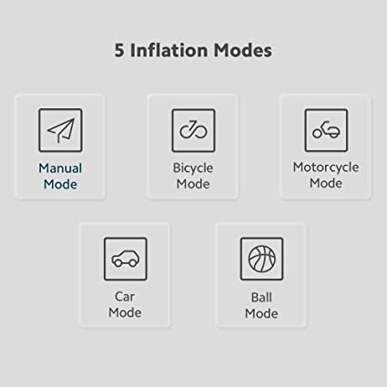 Xiaomi 150 PSI Portable Electric Tyre Air Pump for Car & Bike | Digital Display | 5 Air Fill Modes | LED Light |Type C (Black)