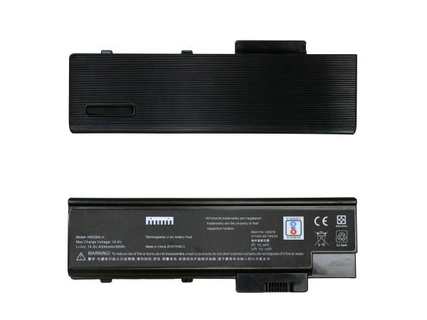 Lappy Power Laptop Battery For Acer 2300 / 1680 / 1640 / 4000 , 14.8V 8 Cells 4400mAh Compatible