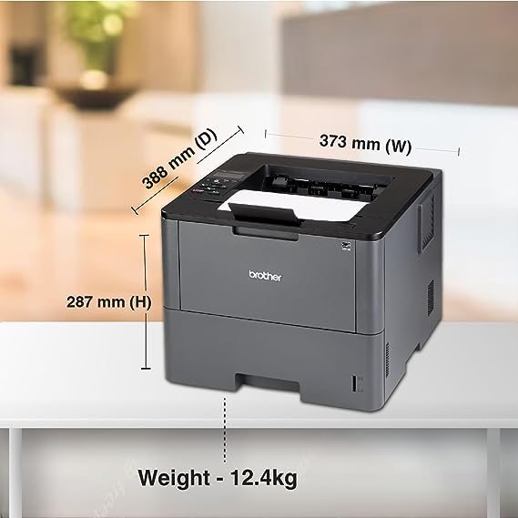 Brother HL-L6200DW Business Laser Printer with Wi-Fi, Network & Auto Duplex Printing (Black)