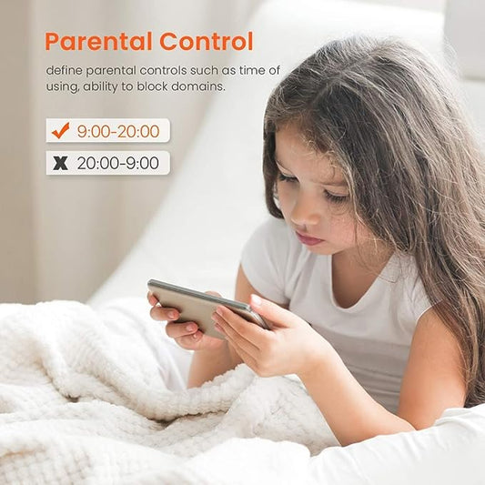 Tenda N301 RJ45 Wireless-N300 Mbps Single_Band Easy Setup Router (White, Not a Modem)