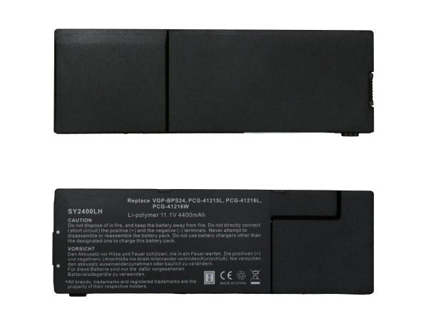 Lappy Power Laptop Battery For Sony BPS24 VGP-BPL24, VGP-BPS24, VGP-BPSC24 Laptops,11.1V 6 Cells 4400mAh Compatible