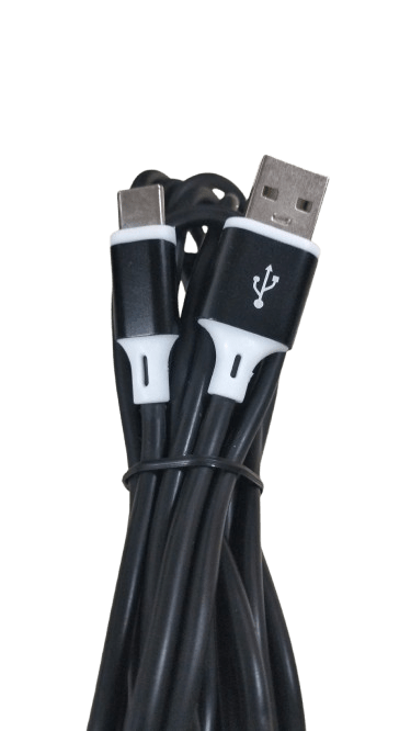 Champion USB to Type-C 3Amp Data Sync & Charging Cable Metal 3M for all Android & USB Type-C Devices (Black)