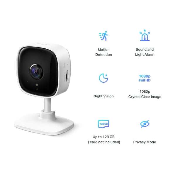 TP-Link Home Security Wi-Fi Camera Tapo C100 (White)