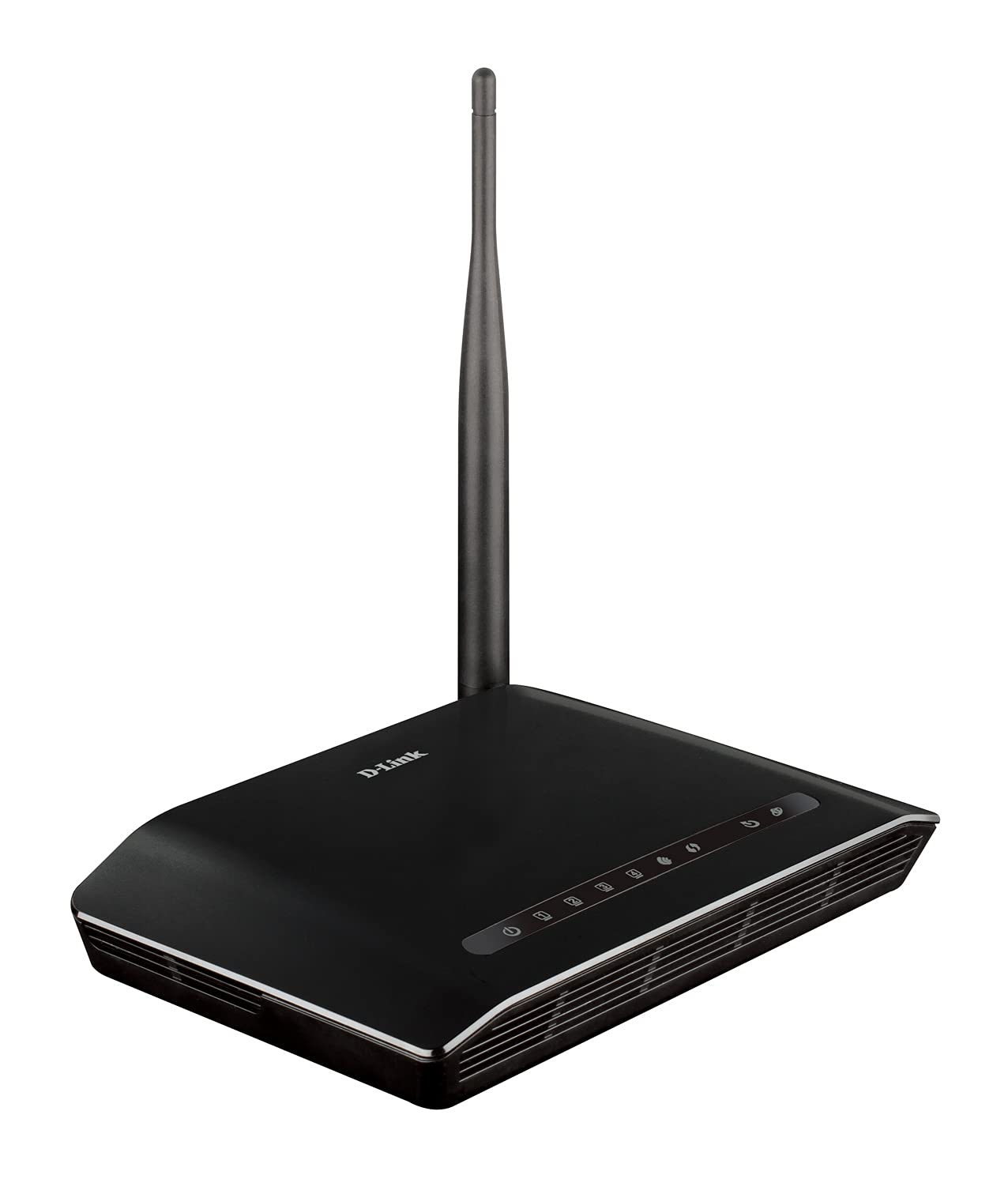 D-Link DSL-2730U Wireless-N 150 ADSL2+ 4-Port Router (Black)