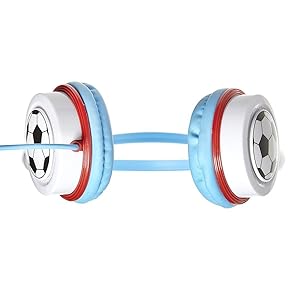 iFrogz IFLTRC-FB0 ILittle Rockers Costume Headphones - Red/Blue