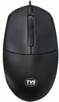 TVS Electronics CHAMP M120 Wired Optical Mouse (Black)