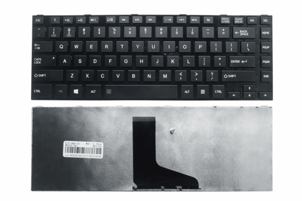 Laptop Keyboard For Toshiba Satellite C840, 9Z.N7PSQ.401, L845-SP4382KM, S845-SP4211TL Laptops