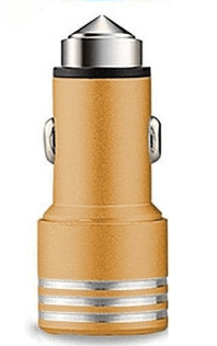 Champion Dual Port USB Metallic Fast Car Charger 2.4A For All Android And Apple Phones