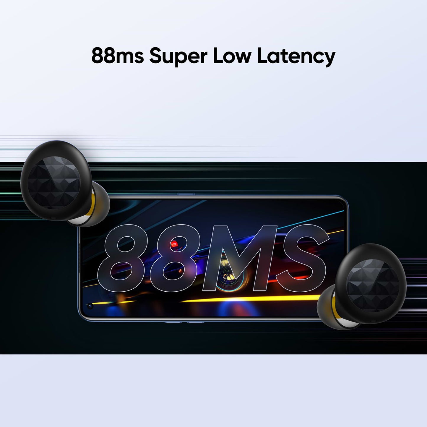 realme Buds Q2s Bluetooth Truly Wireless in Ear Earbuds with Mic (Black)