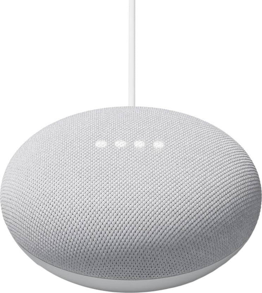 Google Nest Mini 2nd Gen Smart Voice Activated Speaker (Chalk)