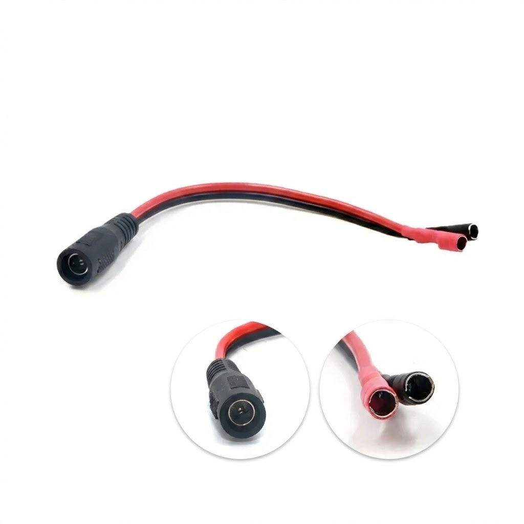 Champion DC Power Jack 5.5×2.1mm Wire with Bullet Connector