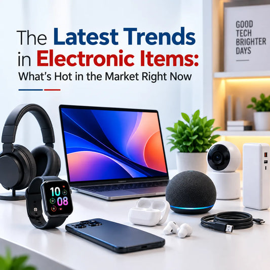 The Latest Trends in Electronic Items: What's Hot in the Market Right Now