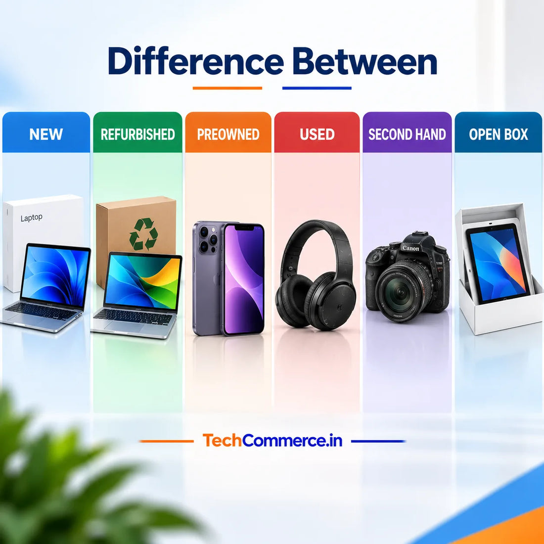 Difference Between Refurbished -Preowned -New - Used -Second Hand and More