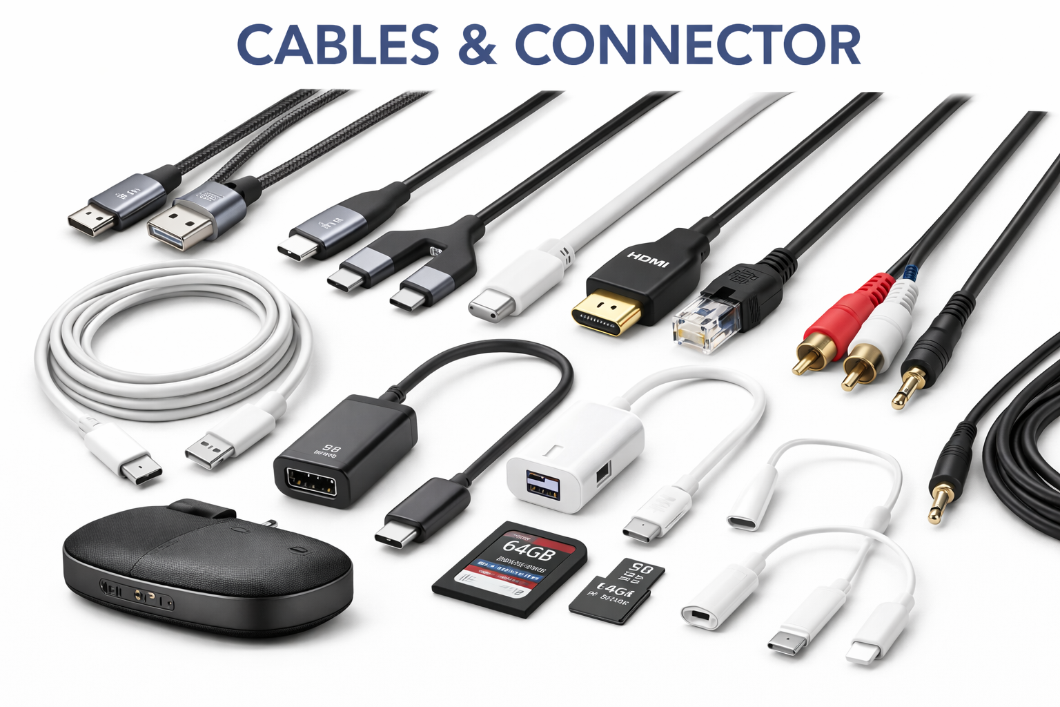 Cables & Connectors for Fast Charging & Reliable Connectivity ...