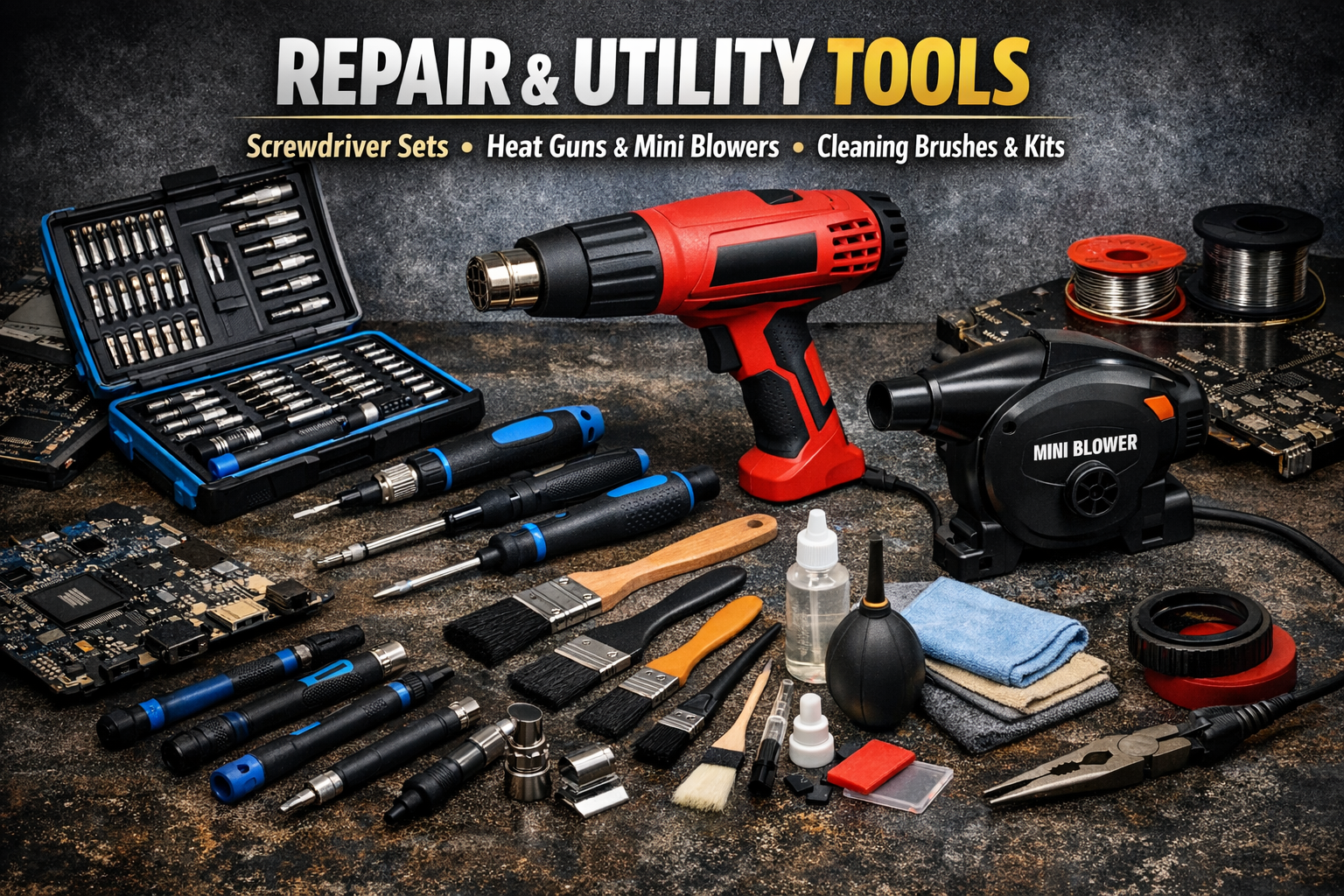Buy Repair & Utility Tools | Screwdriver Sets, Heat Guns Kits ...