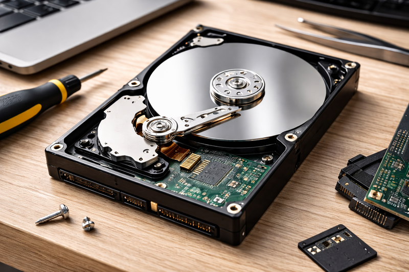 Internal hard disk drive for desktop computer storage