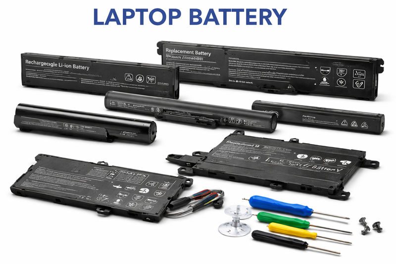 Laptop battery replacement for notebook computers