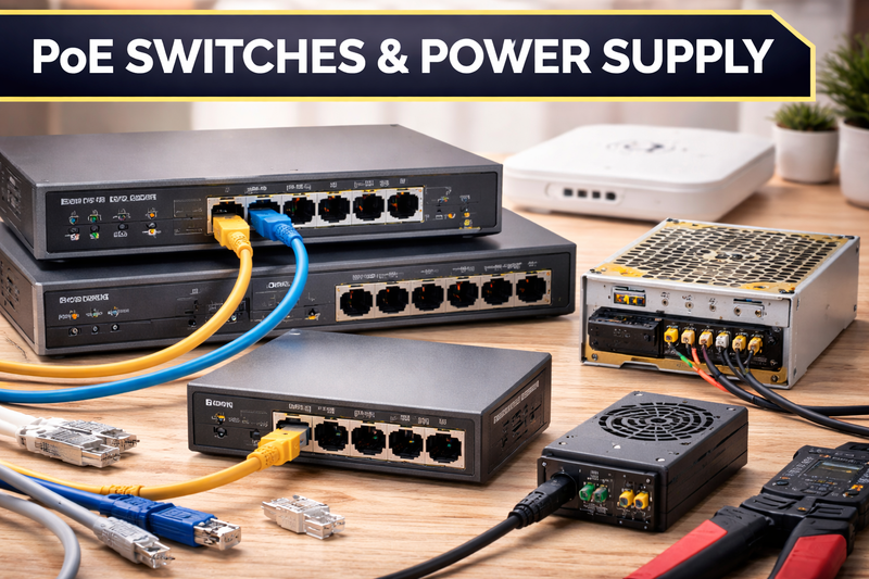 POE Switches & Power Supply