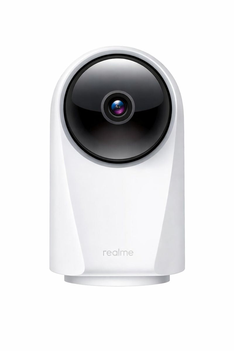 HD white indoor security camera circular lens module, featuring a central wide-angle camera lens on a clean white background.