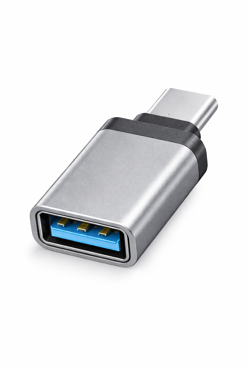 USB to Type-C OTG adapter for connecting USB devices to smartphones and tablets