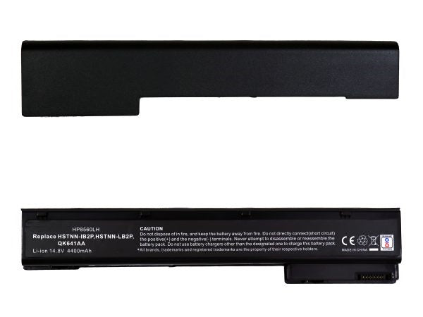 Lappy Power Laptop Battery for HP 8560W 8770W, 8760W, 8570W Laptops , 14.4V 8 Cells 4400mAh Compatible