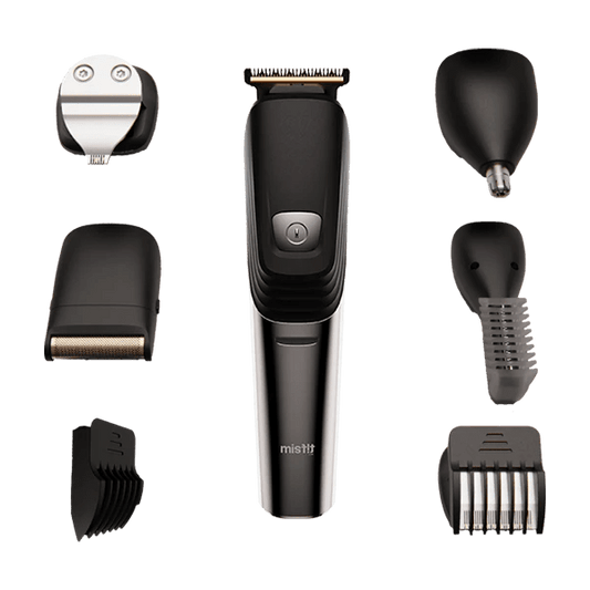Misfit by boAt T200 Runtime: 120 mins 6-in-1 Trimmer for Men (Black)