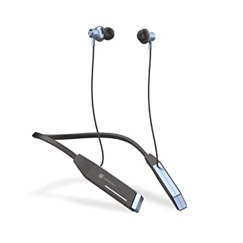 Portronics Harmonics Z2 Wireless Bluetooth 5.2 Headset with Mic, Noise Cancelling, Upto 30Hrs Playtime, Fast Charging Type C Neckband