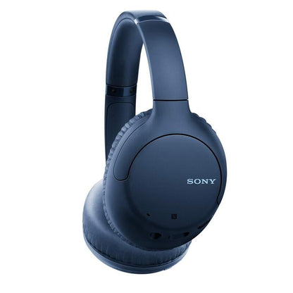 Sony WH-CH710N Active Noise Cancelling Wireless Bluetooth Over The Ear Headphones (Blue)
