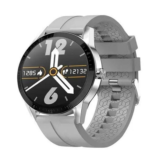 Fire-Boltt Talk BSW004 Smart Watch with Bluetooth calling and Full Touch Round Display Grey