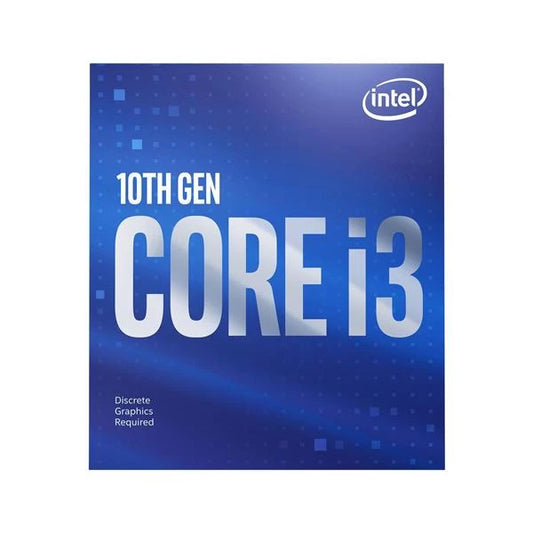 Intel Core i3-10100F 10th Generation LGA1200 Desktop Processor 4, 4 Cores 8 Threads up to 4.30GHz 6MB Cache