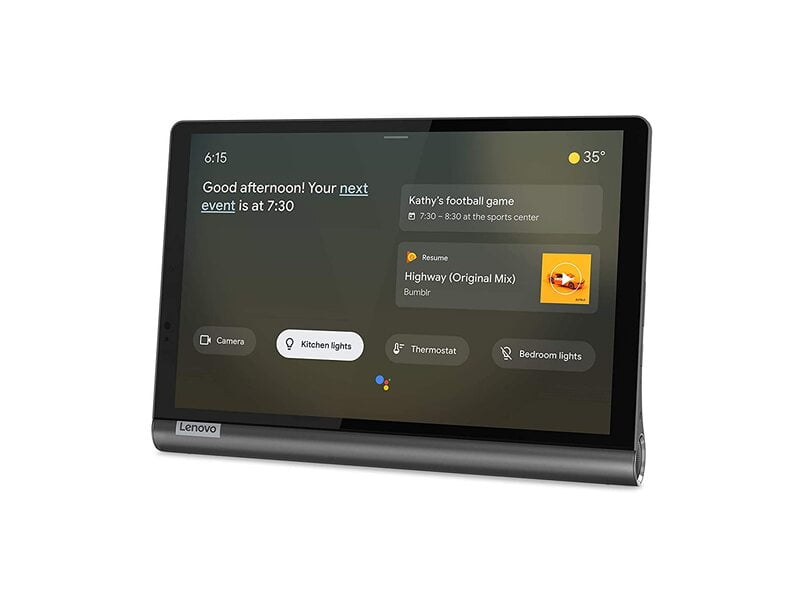 Lenovo Yoga Smart Tablet with The Google Assistant (10.1 inch, 4GB, 64GB, WiFi + 4G LTE), Iron Grey