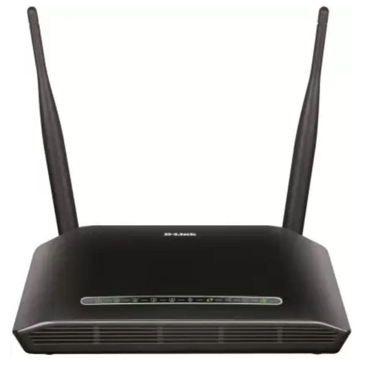 D-Link DSL-2750U 300 Mbps Wireless Router (Black, Single Band)