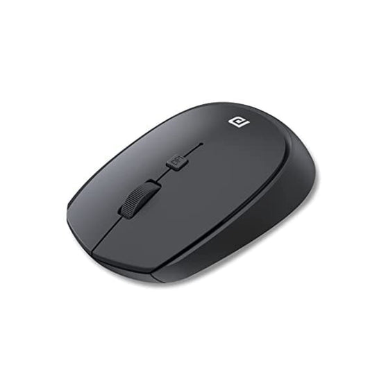 Portronics Toad 23 Wireless Optical Mouse with 2.4GHz, USB Nano Dongle, Click Wheel, Adjustable DPI (Black)