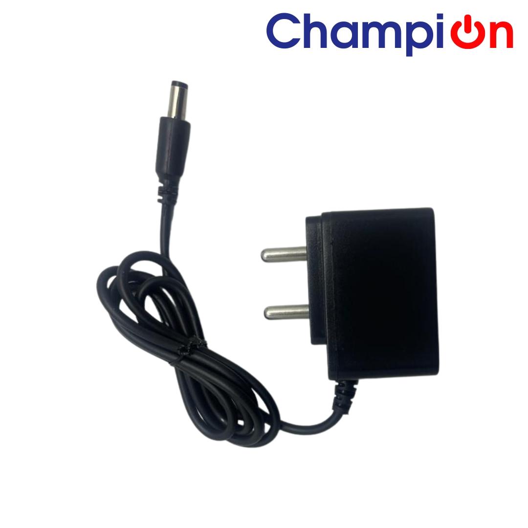 Champion 5V 1Amp Power Adapter Pin Size (5.5mm*2.5mm) For Electronic Instruments (Black)